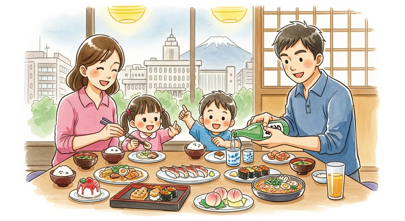 子連れで安心！福島市の家族向けディナースポット