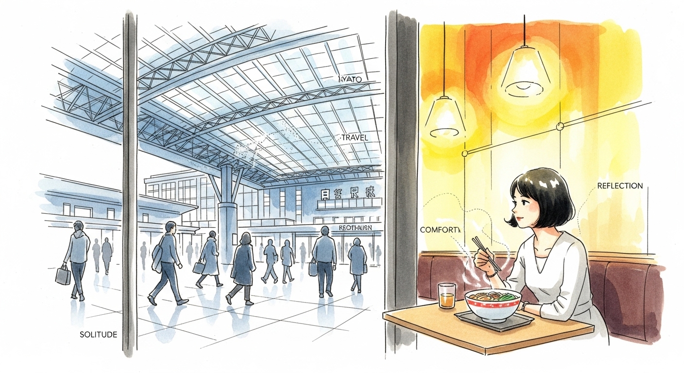 おしゃれな洋食で京都らしい雰囲気をひとりで満喫