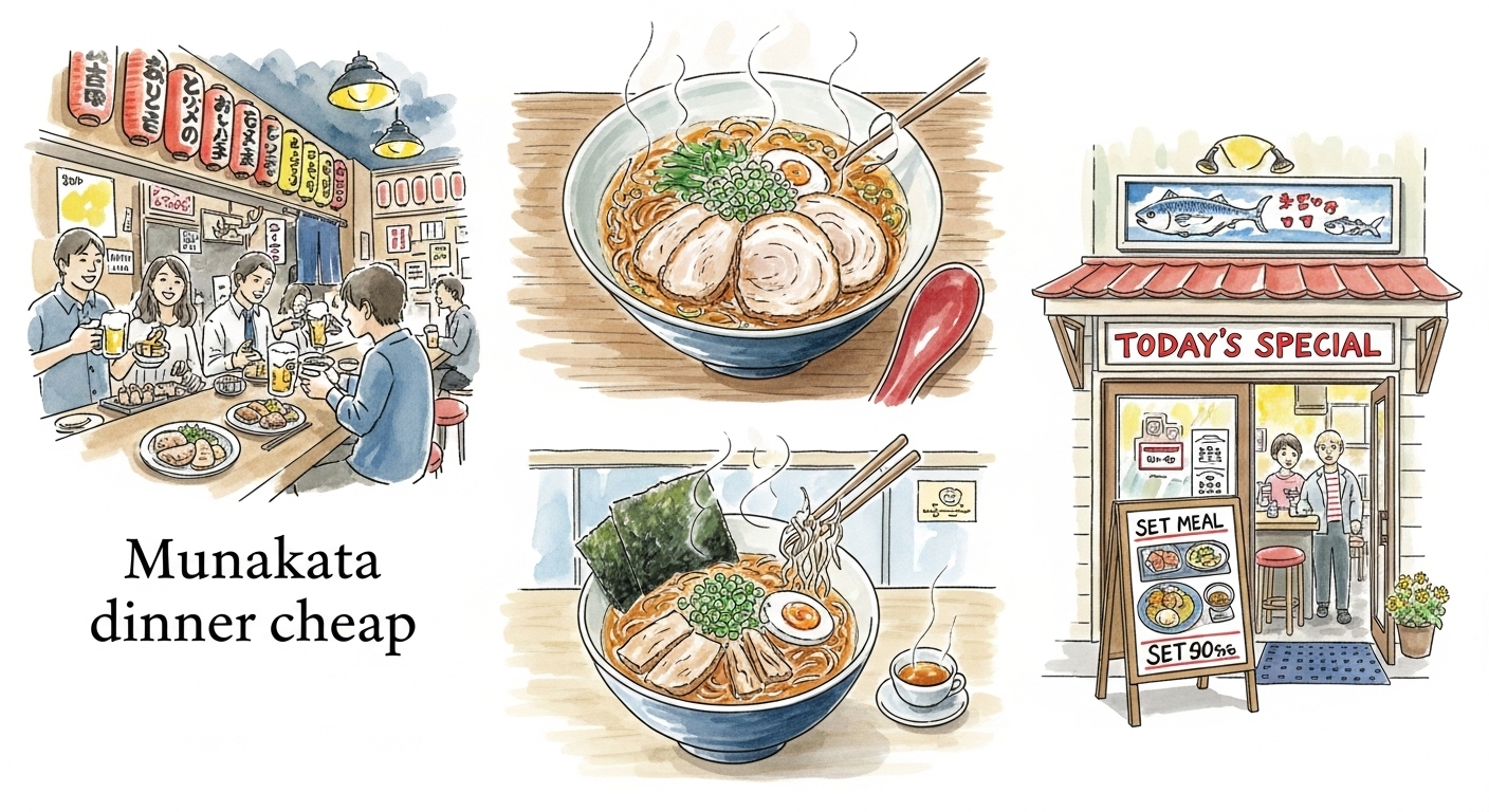 宗像で安い夜ご飯を楽しむ！おすすめディナー店を厳選紹介