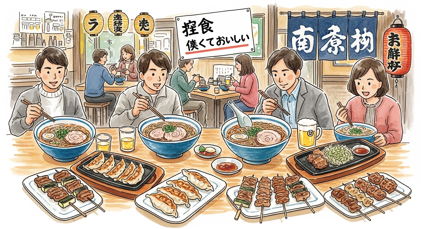 宗像で夜ご飯を安く満喫！なじみや食堂のボリューム定食