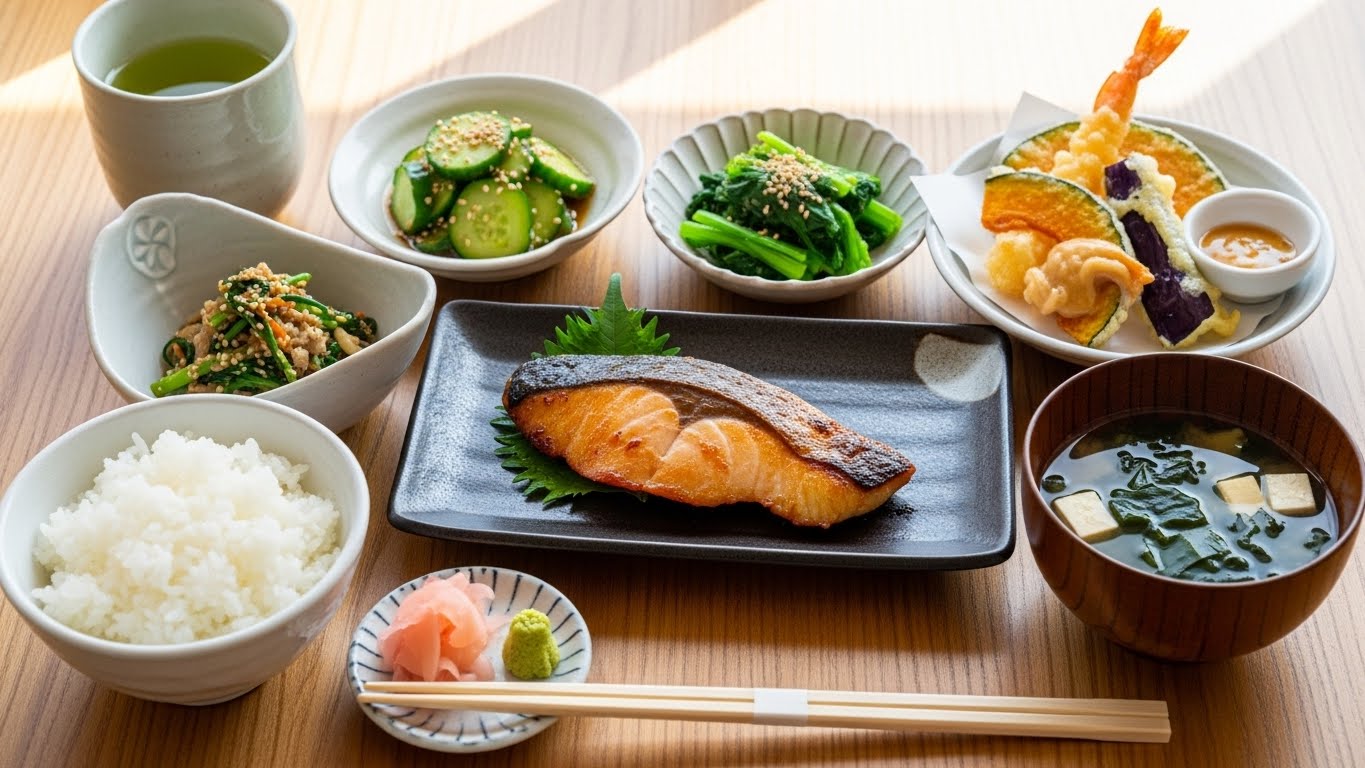 1週間飽きないお昼ご飯和食おかず献立例